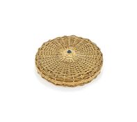JEAN SCHLUMBERGER, A SAPPHIRE SET 'BASKET' COMPACT CASE
