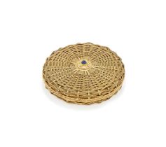 JEAN SCHLUMBERGER, A SAPPHIRE SET 'BASKET' COMPACT CASE