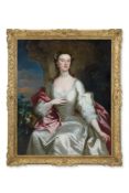 ‡ JOHN VANDERBANK (BRITISH 1694-1739), PORTRAIT OF A LADY