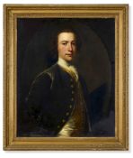 ‡ ALLAN RAMSAY (SCOTTISH 1713-1784), PORTRAIT OF VALENTINE MORRIS (1727-1789)