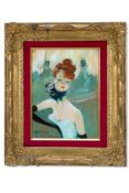 λ‡ JEAN-GABRIEL DOMERGUE (FRENCH 1889-1962), BUSTE DE FEMME