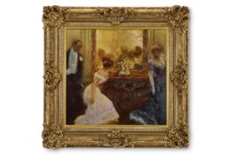 ‡ GASTON LA TOUCHE (FRENCH 1854-1913), UNE SOIREE ELEGANTE