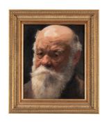 HEINRICH REINHARD KRÖH (GERMAN 1841-1941), HEAD STUDY OF A BEARDED MAN