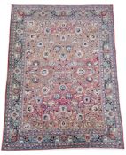 A PERSIAN WOVEN CARPET, POSSIBLY TEHRAN