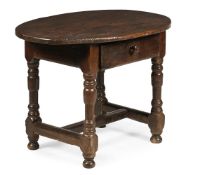 A FRENCH PROVINCIAL OAK SIDE TABLE, EARLY 18TH CENTURY