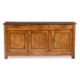 A FRENCH FRUITWOOD, CHESTNUT AND BURR WOOD DRESSER BASE, 19TH CENTURY - Image 2 of 3