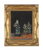 LEONORA LOCKING (BRITISH 1856-1943), THREE CHINESE FIGURINES