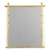 A VICTORIAN GILTWOOD OVERMANTEL WALL MIRROR, SECOND HALF 19TH CENTURY