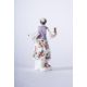 A MEISSEN FIGURE OF COLUMBINE FROM THE COMMEDIA DELL'ARTE, MID 18TH CENTURY - Image 2 of 3