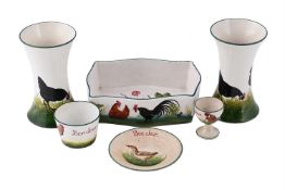 A SELECTION OF WEMYSS AND RELATED POTTERY, VARIOUS DATES LATE 19TH AND 20TH CENTURY