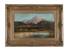 CARL IRMER (GERMAN 1834-1900), MOUNTAINOUS LANDSCAPE