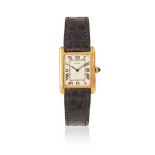 CARTIER, TANK, REF. 1845, AN 18 CARAT GOLD WRISTWATCH