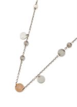 HERMÈS, CONFETTIS, A SILVER LONG CHAIN