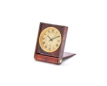 JAEGER LECOULTRE FOR HERMES, REF. 11015, A TRAVEL ALARM CLOCK WITH DATE