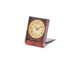 JAEGER LECOULTRE FOR HERMES, REF. 11015, A TRAVEL ALARM CLOCK WITH DATE