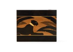 CARTIER, A BLACK LACQUERED JEWELLERY BOX