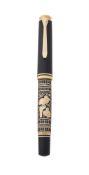PELIKAN, TOLEDO, A SILVER GILT FOUNTAIN PEN