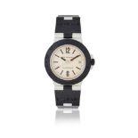 BULGARI, DIAGONO, REF. AL 38 A, AN ALUMINIUM WRISTWATCH WITH DATE