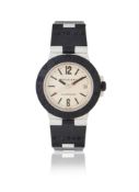 BULGARI, DIAGONO, REF. AL 38 A, AN ALUMINIUM WRISTWATCH WITH DATE