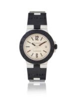 BULGARI, DIAGONO, REF. AL 38 A, AN ALUMINIUM WRISTWATCH WITH DATE