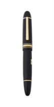 MONTBLANC, MEISTERSTÜCK, 149, A BLACK FOUNTAIN PEN
