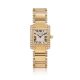CARTIER, TANK FRANÇAISE, REF. 2385, A LADY'S 18 CARAT GOLD AND DIAMOND BRACELET WATCH - Image 1 of 2