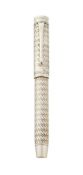 CONWAY STEWART, BRUNEL, A LIMITED EDITION SILVER FOUNTAIN PEN