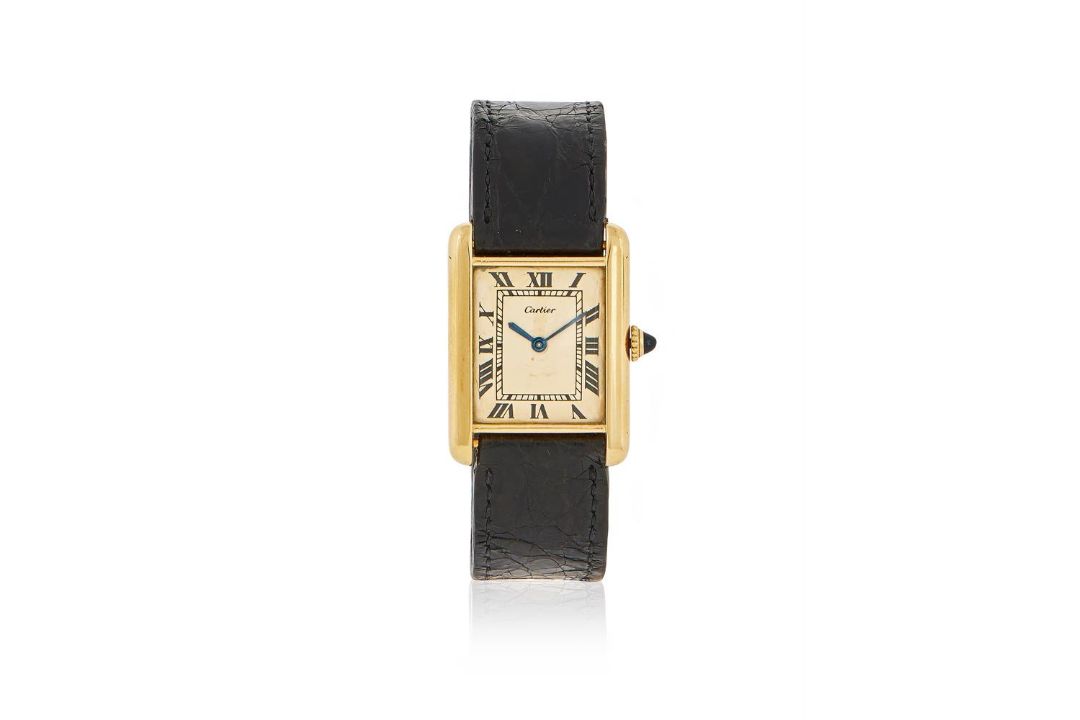 CARTIER, TANK LOUIS, REF. 8038, AN 18 CARAT GOLD WRISTWATCH - Image 2 of 3