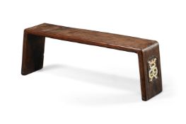 Y A Chinese huanghuali and mother-of-pearl inlaid stand