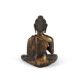 A seated bronze figure of Buddha - Image 3 of 6