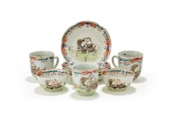 A Chinese 'European subject' part coffee and tea service