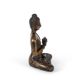 A seated bronze figure of Buddha - Image 2 of 6
