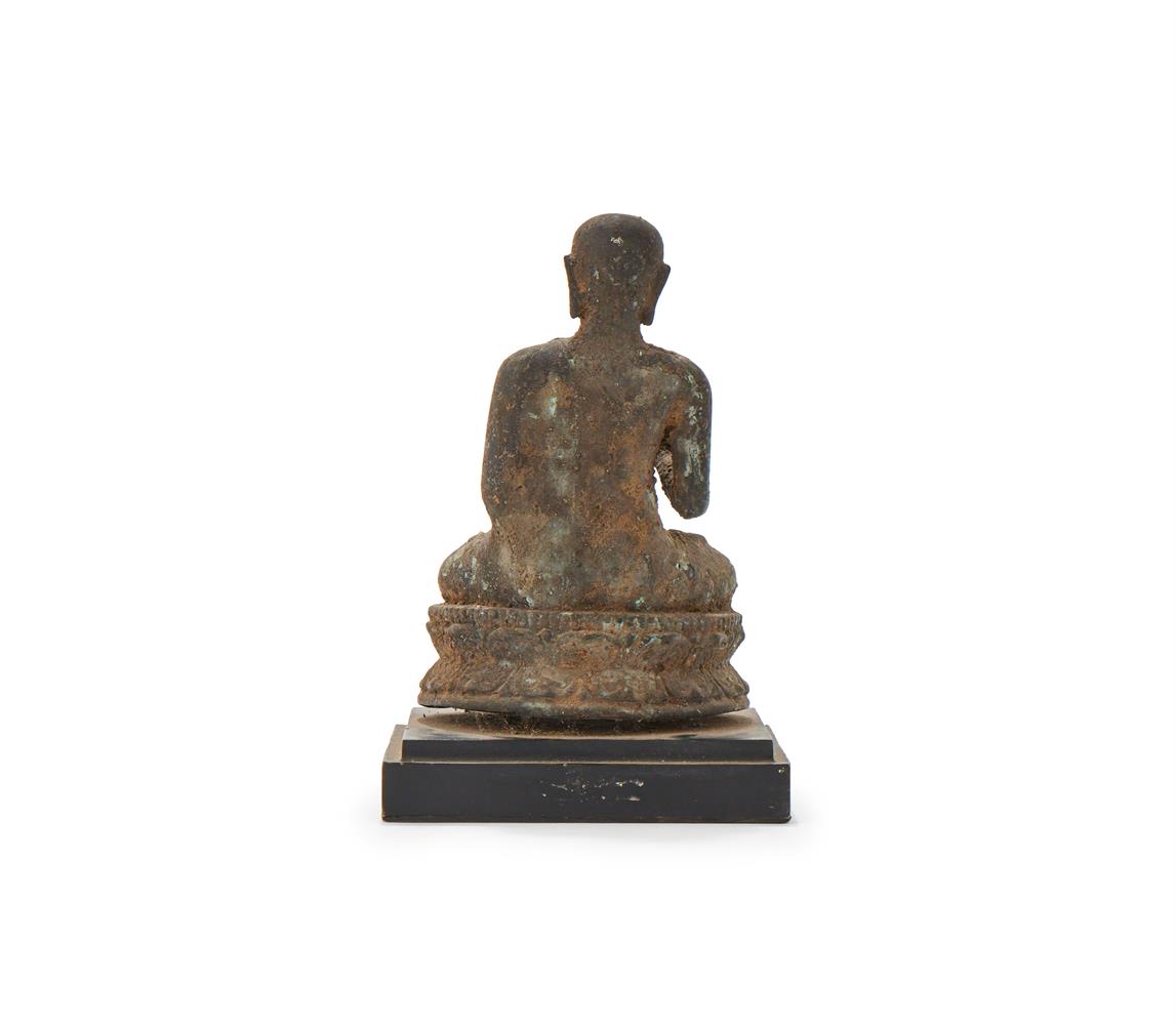 A bronze Buddha - Image 3 of 3