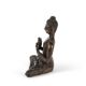A seated bronze figure of Buddha - Image 4 of 6