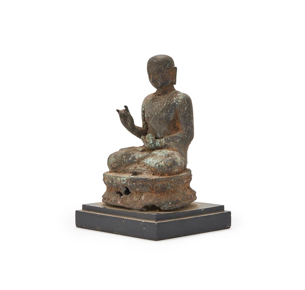 A bronze Buddha - Image 2 of 3