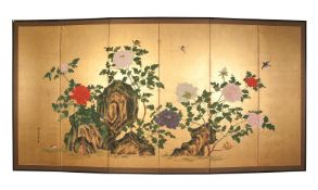 A Japanese six-fold Byobu