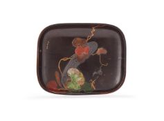 Ritsuo Revival: A Lacquered Basket of shallow