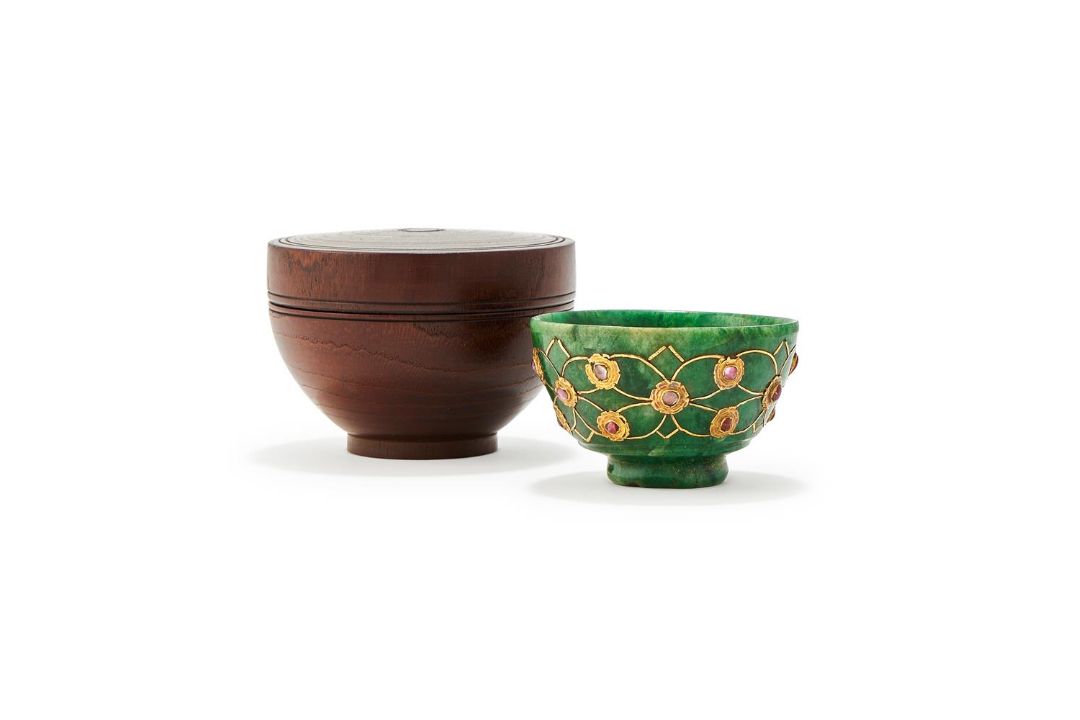 An Indian gem-set small tea bowl - Image 3 of 5