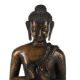 A seated bronze figure of Buddha - Image 5 of 6