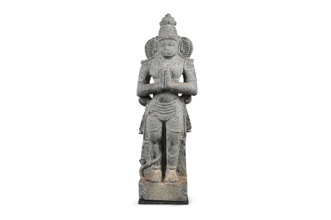 An Indian granite figure of Hanuman - Image 1 of 4