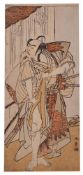 ‡ Katsukawa Shunsho (1726-1792), The actor Ichikawa Yaozo II in an aragoto role
