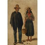 SOUTH AMERICAN SCHOOL (20TH CENTURY), STUDY OF TWO FIGURES