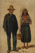 SOUTH AMERICAN SCHOOL (20TH CENTURY), STUDY OF TWO FIGURES