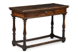 AN ITALIAN WALNUT SIDE OR HALL TABLE, 18TH CENTURY