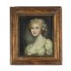 FOLLOWER OF GREUZE, PORTRAIT OF A LADY WITH FLOWERS IN HER HAIR - Image 1 of 3