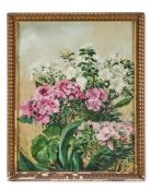 LÉONIE MOTTARD-VAN-MARCKE (BELGIAN 1862 - 1936), STILL LIFE OF FLOWERS
