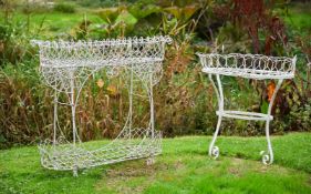 AN EARLY VICTORIAN WIREWORK CONSERVATORY PLANTER, CIRCA 1840