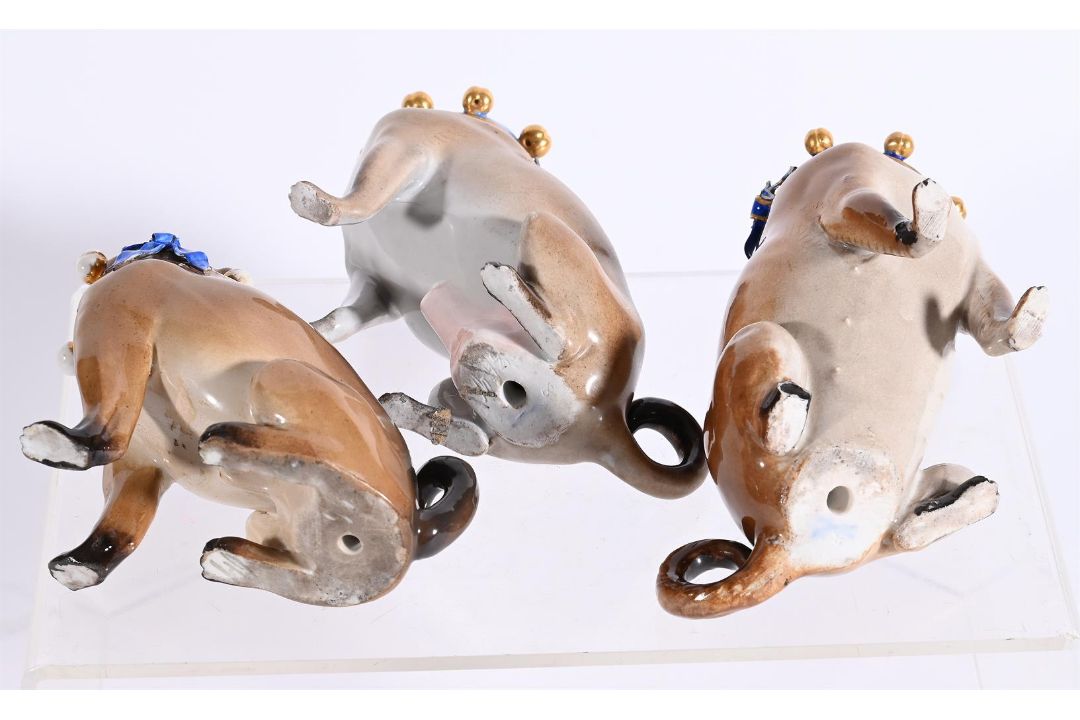 A MEISSEN MODEL OF A PUG, LATE 19TH CENTURY - Image 3 of 3