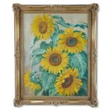 CARL NONN (GERMAN 1876-1949), STILL LIFE, SUNFLOWERS