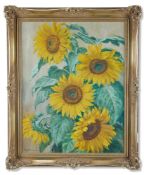 CARL NONN (GERMAN 1876-1949), STILL LIFE, SUNFLOWERS